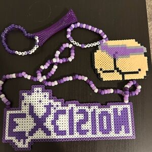 Rave/Festival Kandi Necklace and Bracelets